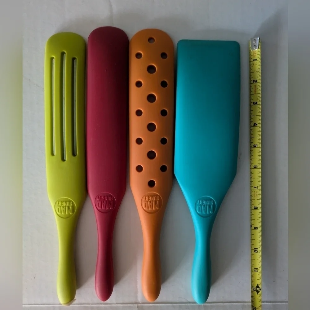 Mad Hungry Set of 4 Silicone Spatula,Etc